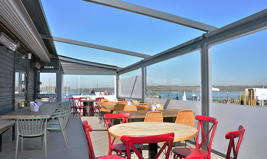 Cafe with Outdoor Heaters