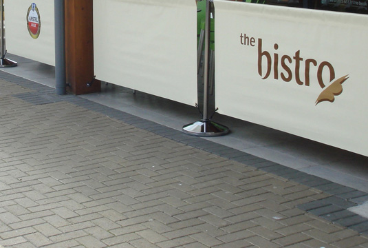 Promotional Cafe Barriers