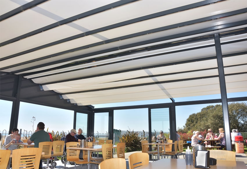 broadview cafe pergola