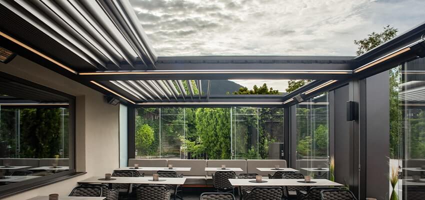 commercial pergola B600S