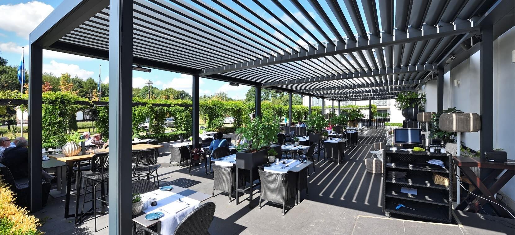 B200XL Pergola For Hospitality