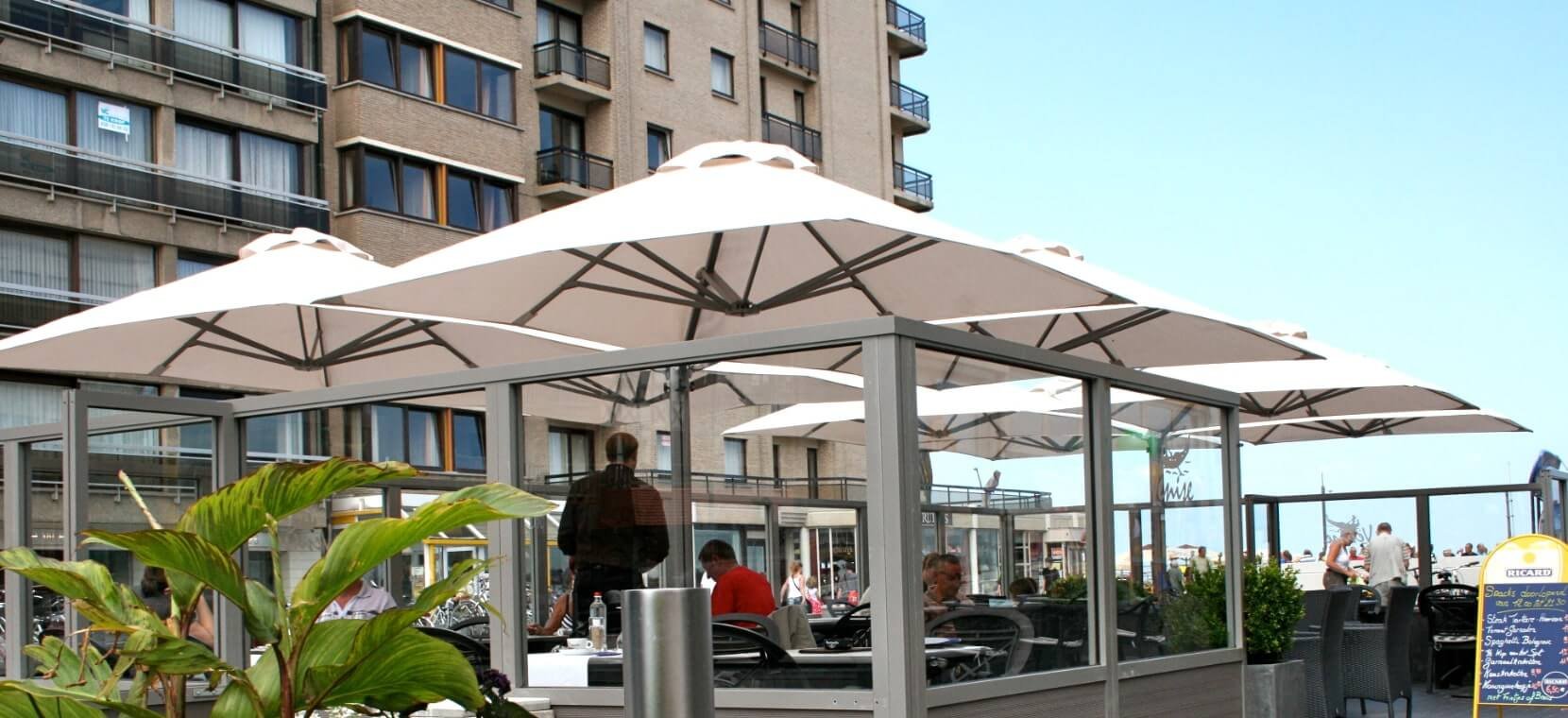 White Parasols