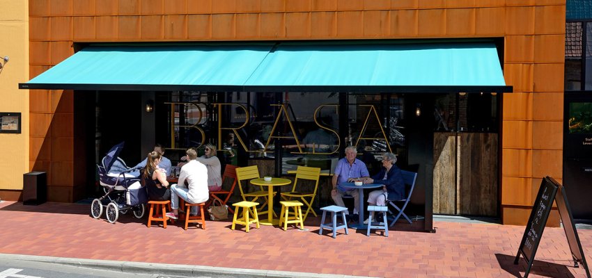 Cafe awning Dorset