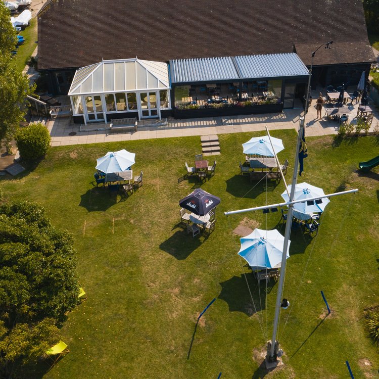 Chichester Yacht Club Pergola From Above