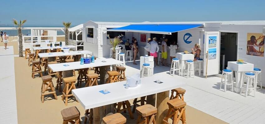 beachside café awning