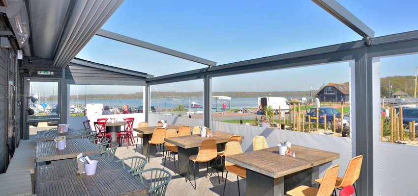 Restaurant patio covers