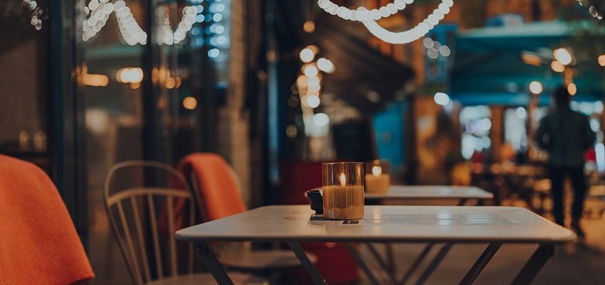 outdoor seating winter